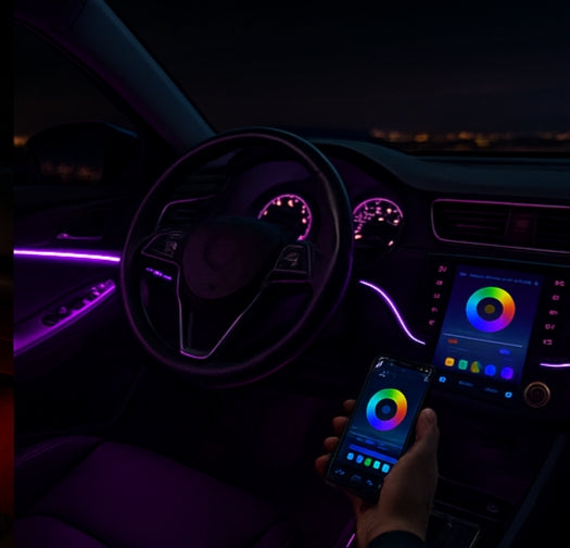 GlowDrive™ App-Controlled Interior LED Ambient Light Kit